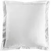 douceur d'intérieur, Taie d'Oreiller (63 x 63 cm) Lina Blanc, 100% Coton
