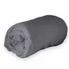douceur d'intérieur, Drap Housse (160 x 200 cm) Jersy Anthracite, 100% Coton