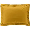 Douceur d'Intérieur Taie d'oreiller - Percale - 50x70 cm - 100% coton - Jaune - Lavable à 30°