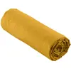 Douceur d'Intérieur Drap housse - Percale de coton - Jaune - 180 x 200 cm - 78 fils