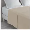 Douceur d'Intérieur Drap Plat - PARIS PRIX - Biolina - 180x290 cm - Coton Bio - Couleur Taupe