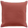 Douceur d'Intérieur Housse de coussin en microfibre avec motifs en relief Romane - Rouge - 60 x 60 cm