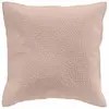 Douceur d'Intérieur, Housse de Coussin (40 x 40 cm) Romane Rose, Microfibre Unie