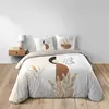Parure de lit orange 240x220 cm coton - douceur dinterieur
