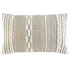 Douceur d'Intérieur Coussin Déco "blanca" 30x50cm Naturel & Blanc - Paris Prix Beige