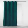 Douceur d'Intérieur Rideau d'ameublement en velours reliefé (140x260 cm - Vert emeraude)