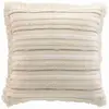 Coussin déhoussable coton tissé naturel 60x60cm