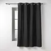 Rideau Petite Hauteur 135 x 180 cm   Coton/Polyester   Twily Noir