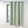 Douceur d'Intérieur Rideau petite hauteur 135 x 180 cm coton/polyester recyclé Twily Sauge