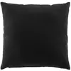 Coussin dehoussable 45 x 45 cm coton/polyester recycle Twily Noir
