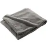 douceur d'intérieur, Plaid (125 x 150 cm) Wooly Gris, Bouclette Unie