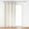DOUCEUR D'INTÉRIEUR Rideau a anneaux 140 x 240 cm polyester/lin uni Pauline