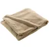 douceur d'intérieur, Plaid (180 x 220 cm) Wooly Beige, Bouclette Unie