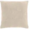 Douceur d'intérieur - Coussin Déhoussable (45 x 45 cm) Leo Beige, Velo...