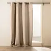 Rideau obscurcissant bouclette sable 140x260 Winona