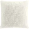 Douceur d'intérieur - Coussin Déhoussable (45 x 45 cm) Flanela Naturel...