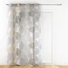 Douceur d'Intérieur Rideau Voilage - Mogador - 140x280cm - Beige -  illets - Synthétique