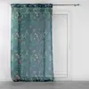 Rideau Voilage à  illets "Féerie" 140x240cm Émeraude