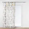 Douceur d'Intérieur Panneau a oeillets 140 x 240 cm voile sable imprime vahine Sans