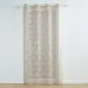 Voilage - DOUCEUR D'INTERIEUR - Levita -  illets - 140 x 240 cm - Taupe