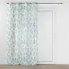 Douceur d'Intérieur Voilage a oeillets 140 x 240 cm voile sablé imprimé Leandre