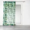 Douceur d'Intérieur Bricoline - Panneau a oeillets 140 x 240 cm voile sable imprime rio Blanc