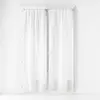 Paire de Voilage Passe-Tringle Carlin 70x200cm Naturel