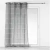 DOUCEUR D'INTERIEUR Rideau Voilage à Oillets Aloria 140x280cm Gris