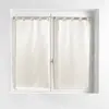 Douceur d'Intérieur Paire droite passants 2 x 60 x 160 cm effet lin tisse norine Sans