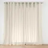 DOUCEUR D'INTERIEUR Voilage à oeillets pour baie vitrée 400 x 240 cm voile tissé  Carlin