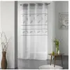 Paris Prix Rideau Voilage "Teora" 140x260cm Gris