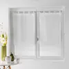 Paris Prix Paire droite passants 2 x 60 x 90 cm voile fils coupes dandy Blanc
