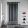 Paris Prix Rideau Voilage "Cassie" 140x240cm Anthracite