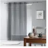 Douceur D’Interieur Voilage Motif "Perles" (140x240 cm - Gris anthracite)