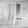 Douceur d'Intérieur Panneau a oeillets 140 x 240 cm effet lin tisse haltona Blanc
