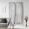 Douceur d'Intérieur Paire droite passe tringle 2 x 70 x 200 cm voile sable candide Gris
