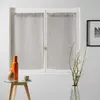 Douceur d'Intérieur PAIRE DROITE ANNEAUX 2 x 60 x 90 CM VOILE TISSE MILZA BEIGE