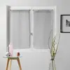 DOUCEUR D'INTERIEUR Paire droite anneaux 2 x 60 x 120 cm voile tisse milza Gris