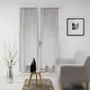 DOUCEUR D'INTERIEUR Paire de Voilages "Milza" 70x200cm Anthracite