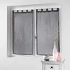 Douceur d'Intérieur Paire de Voilages "Filiane" 60x90cm Anthracite