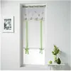 Paris Prix Store droit a passants 60 x 150 cm voile brode anya Vert