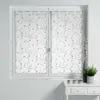 Douceur d'Intérieur Paire droite passants 2 x 60 x 120 cm voile sable brode petite fleur Blanc/Gris