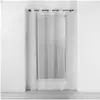 Paris Prix Rideau Voilage à oeillets "Pomponella" 140x240cm Blanc