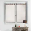 Paris Prix Paire de Voilages "Camilla" 60x90cm Lin