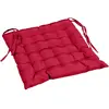 Douceur d'Intérieur 1600580 Assise Mat en Polyester Rouge 40 x 40 cm