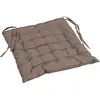Douceur d'Intérieur L3C - Coussin de chaise matelassé avec reliure essentiel, 40 x 40 cm
