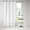 Douceur d'Intérieur Rideau a oeillets 140 x 260 cm polyester uni thermique icemount Blanc