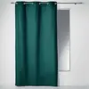Homemaison - Rideau a oeillets 140 x 240 cm coton uni panama Emeraude