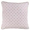Paris Prix Housse de coussin +encart 40 x 40 cm coton imp. metallise oliana des place Rose