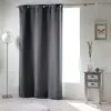 Rideau a oeillets 140 x 240 cm occultant uni occult Ardoise Douceur d'Intérieur